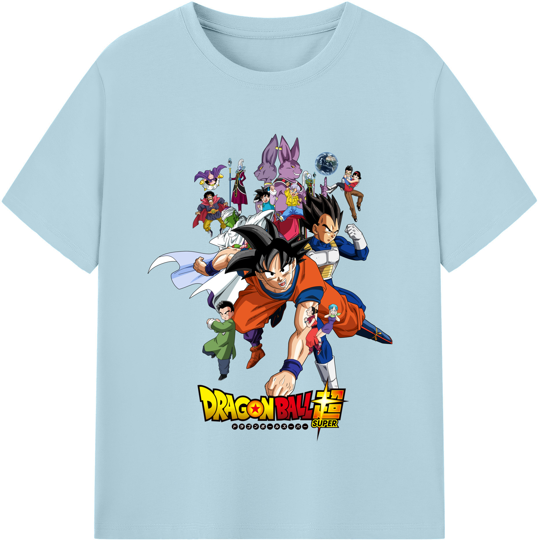 （画像用） ドラゴンボール DRAGON BALL 綿100％半袖Tシャツ（フロントプリント）